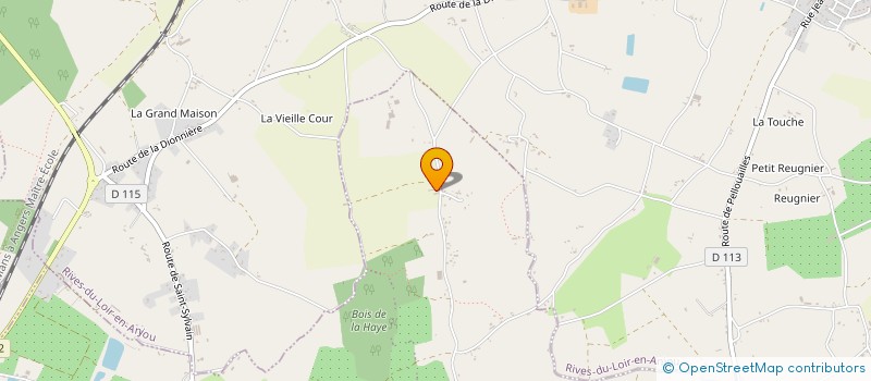 localisation de l'entreprise SCI BGS  VERRIERES-EN-ANJOU