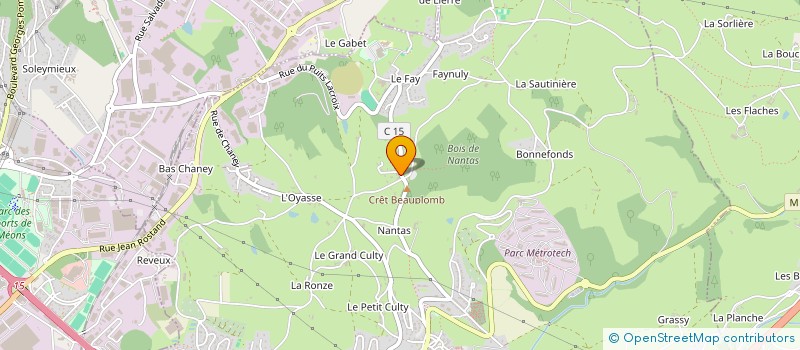 localisation de l'entreprise SCI BGS  SAINT-JEAN-BONNEFONDS