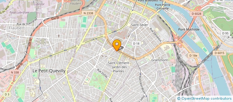 localisation de l'entreprise SCI BGW à ROUEN