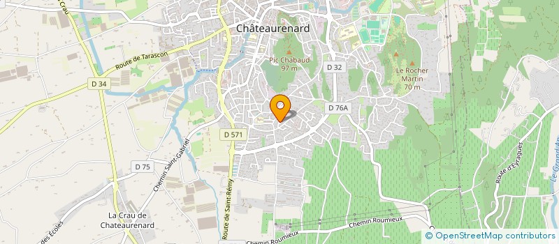localisation de l'entreprise SCI BH à CHATEAURENARD