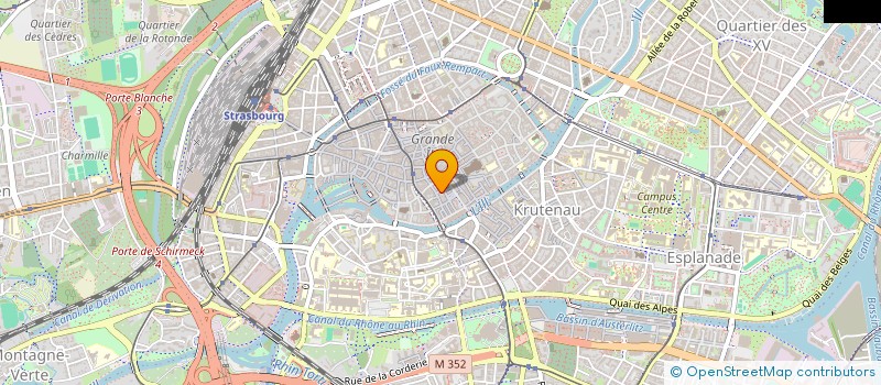 localisation de l'entreprise SCI BH  STRASBOURG