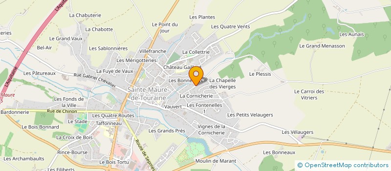 localisation de l'entreprise SCI BH  SAINTE-MAURE-DE-TOURAINE