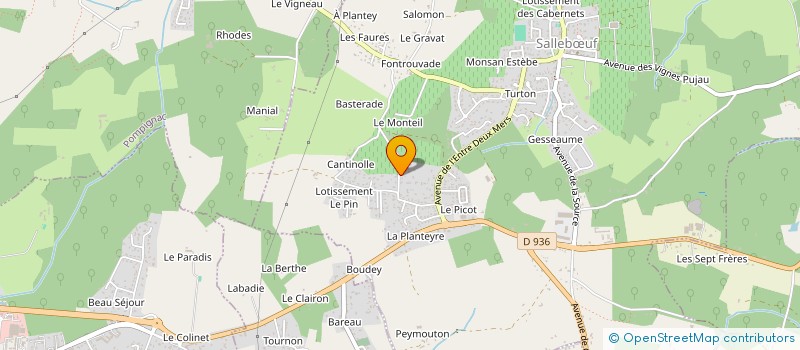 localisation de l'entreprise SCI BH RUE CLERMONT  SALLEBUF