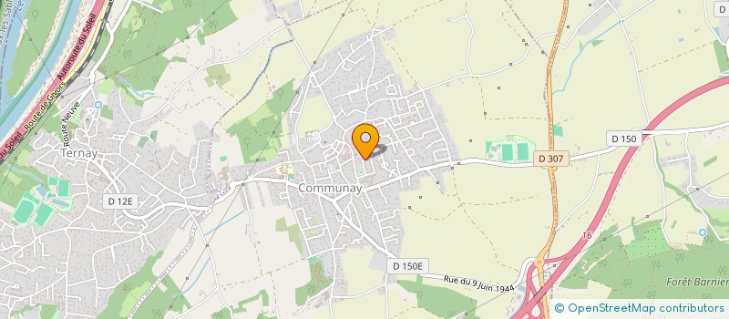 localisation de l'entreprise SCI BH3D  COMMUNAY