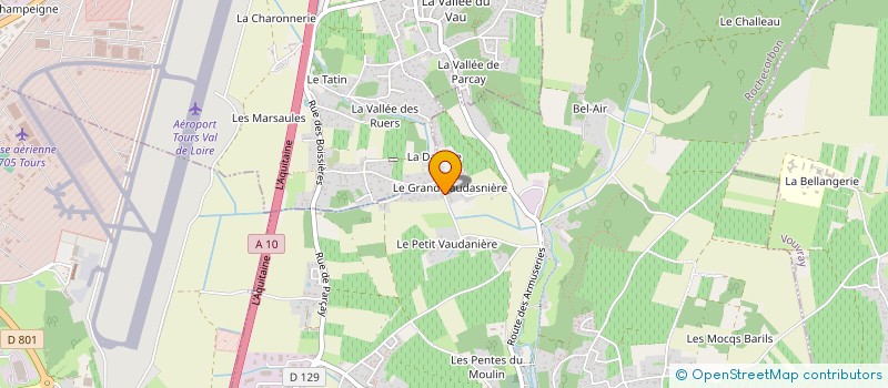 localisation de l'entreprise SCI BHCL à ROCHECORBON