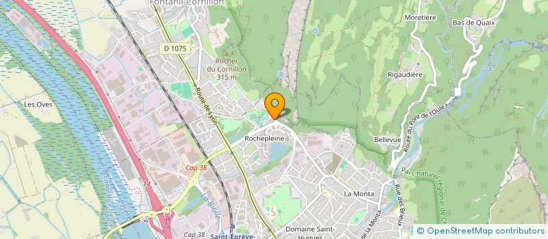 localisation de l'entreprise SCI BHD  SAINT-EGREVE