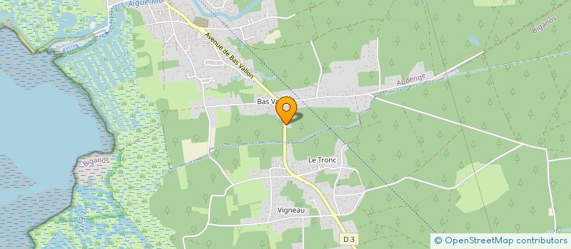 localisation de l'entreprise SCI BHDD LOGIS  AUDENGE