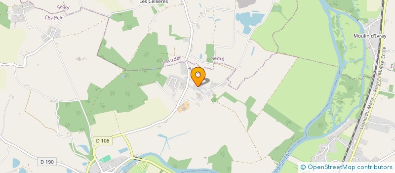 localisation de l'entreprise SCI BHGN  CHEFFES