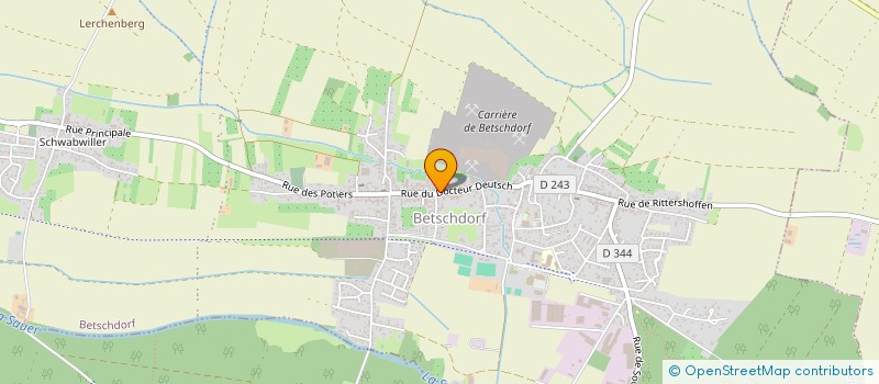 localisation de l'entreprise SCI BHK  BETSCHDORF