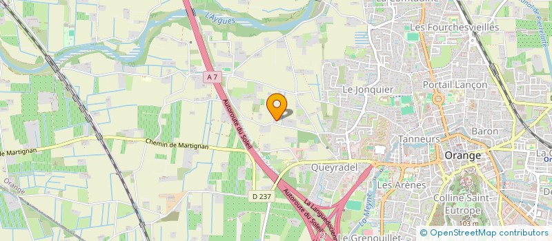 localisation de l'entreprise SCI BHKT01  ORANGE