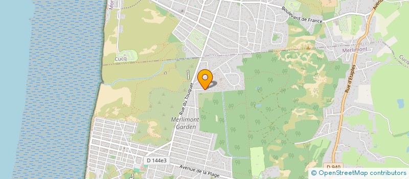 localisation de l'entreprise SCI BHM  MERLIMONT