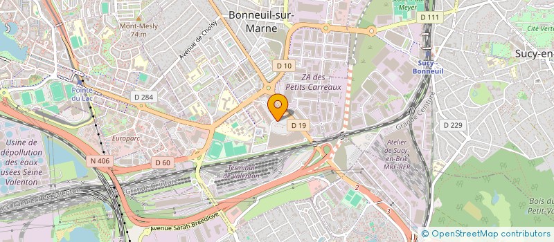 localisation de l'entreprise SCI BHM à BONNEUIL-SUR-MARNE