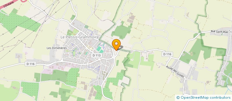 localisation de l'entreprise SCI BHM  LE PLESSIS-GRAMMOIRE