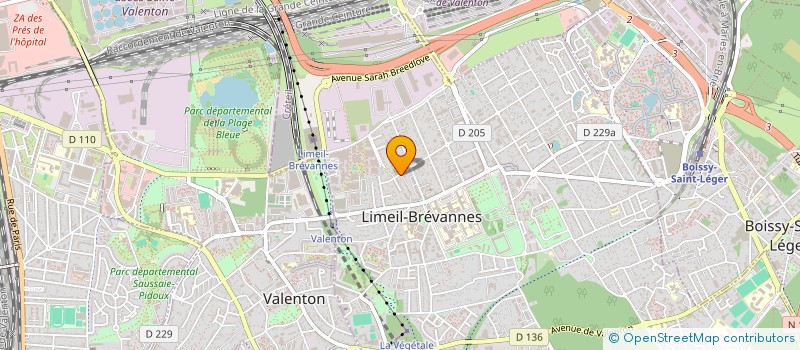 localisation de l'entreprise SCI BHP  LIMEIL-BREVANNES