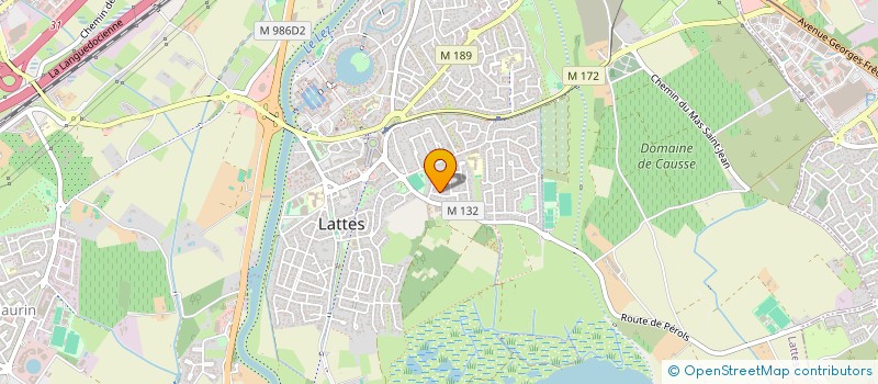 localisation de l'entreprise SCI BHR IMMO à LATTES