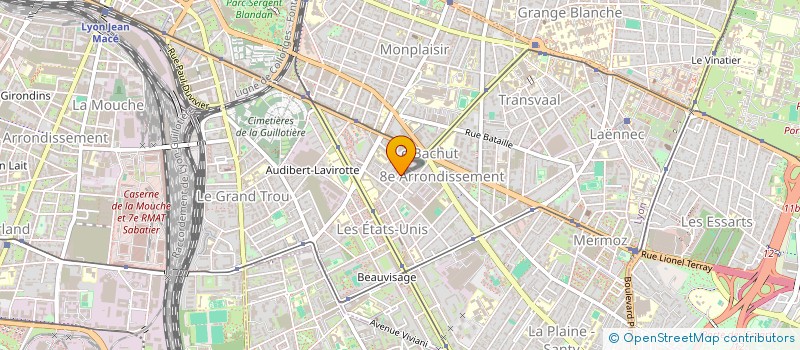 localisation de l'entreprise SCI BHRI  LYON