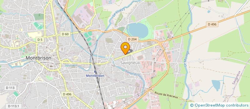 localisation de l'entreprise SCI BHS CHAPELLE D'AUREL  SAVIGNEUX