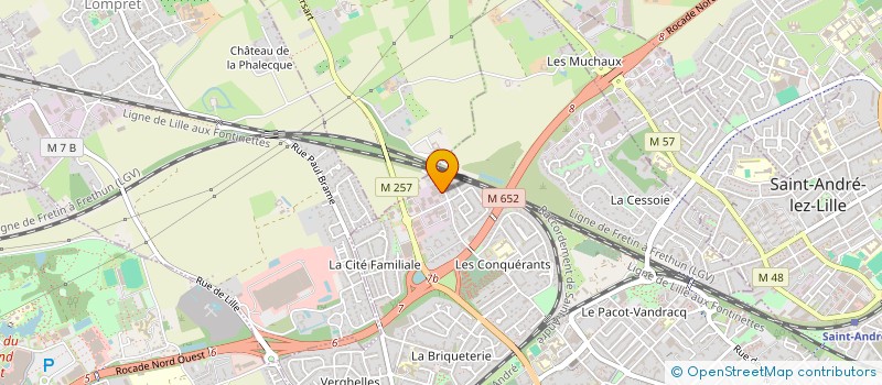 localisation de l'entreprise SCI BHU à LAMBERSART