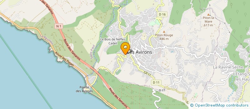 localisation de l'entreprise SCI BHV  LES AVIRONS