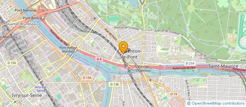 localisation de l'entreprise SCI BHW 770  CHARENTON-LE-PONT