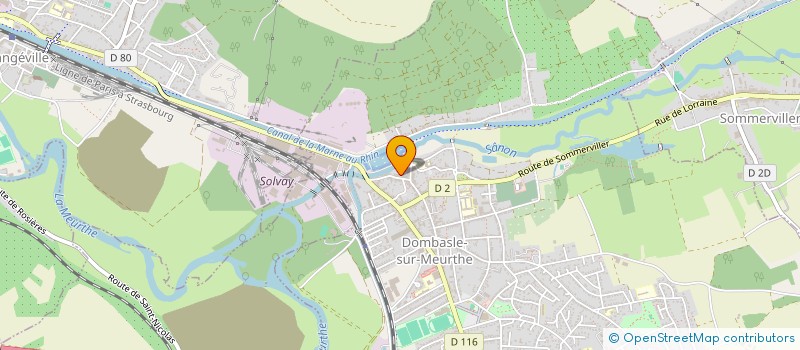 localisation de l'entreprise SCI BHXN2D  DOMBASLE-SUR-MEURTHE