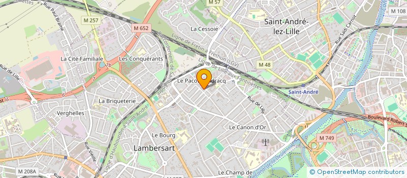 localisation de l'entreprise SCI BI à LAMBERSART