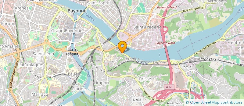 localisation de l'entreprise SCI BI AHIZPAK à BAYONNE