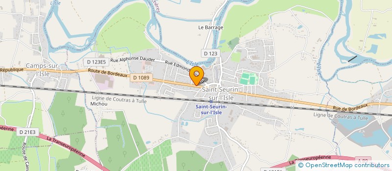 localisation de l'entreprise SCI BI BIAK  CAMPS-SUR-L'ISLE