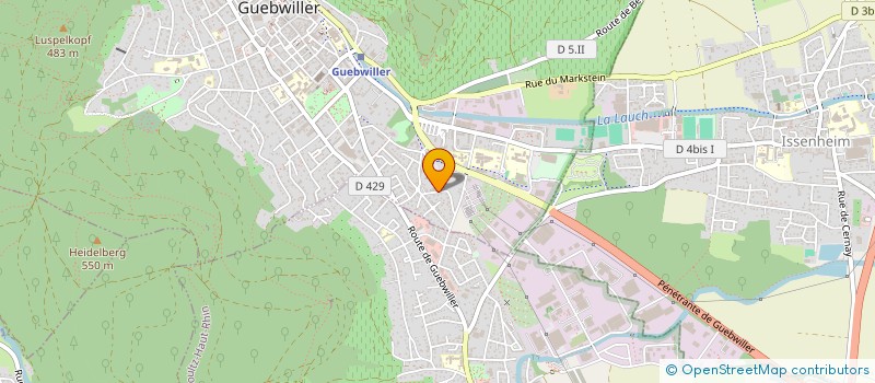 localisation de l'entreprise SCI BI UNS  GUEBWILLER