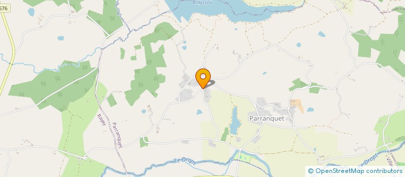 localisation de l'entreprise SCI BI2B  PARRANQUET