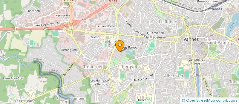 localisation de l'entreprise SCI BI2G à VANNES