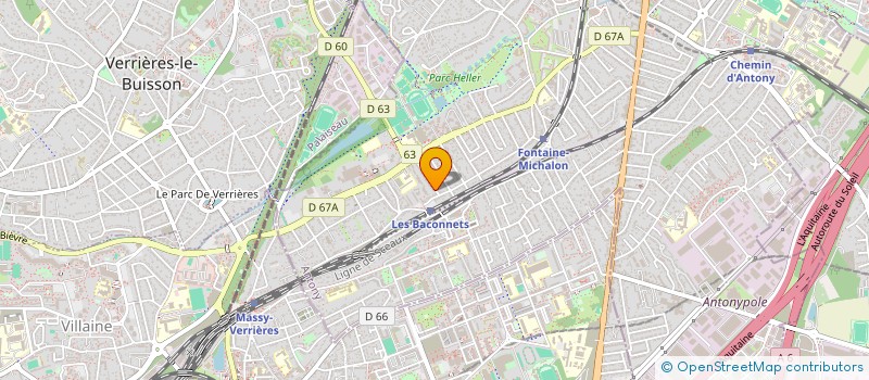 localisation de l'entreprise SCI BIA à ANTONY