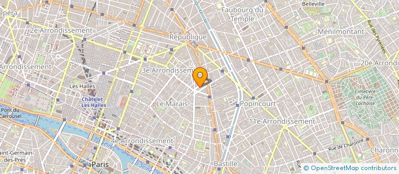 localisation de l'entreprise SCI BIA  PARIS