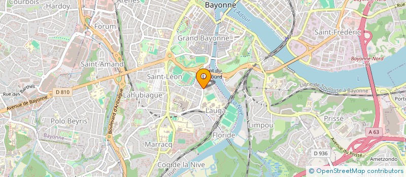 localisation de l'entreprise SCI BIAC-BAT à BAYONNE