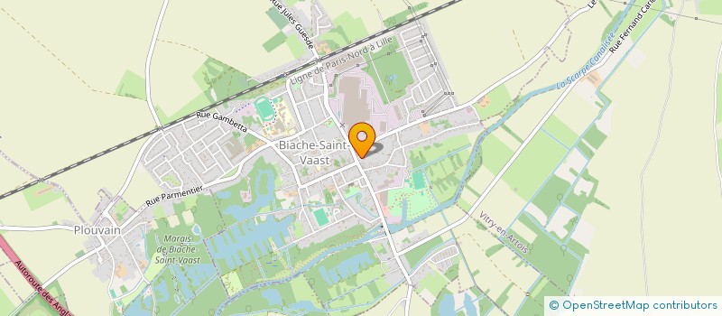 localisation de l'entreprise SCI BIACHE SAINT VET  BIACHE-SAINT-VAAST