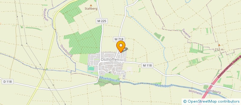 localisation de l'entreprise SCI BIAGIO  OSTHOFFEN