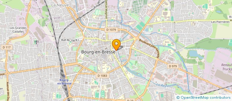 localisation de l'entreprise SCI BIAJOUX à BOURG-EN-BRESSE