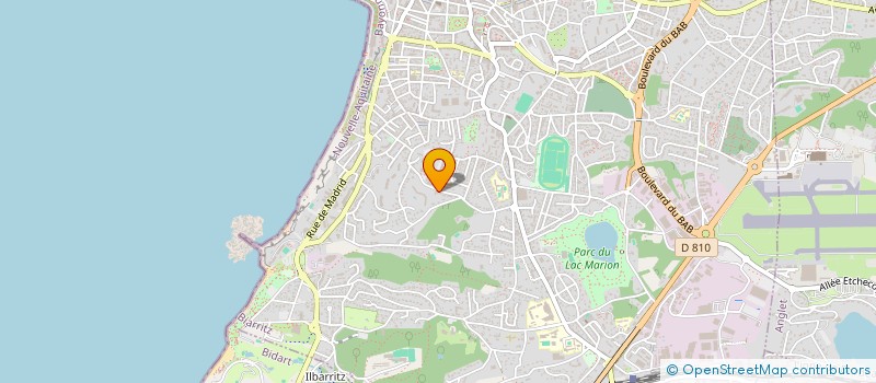 localisation de l'entreprise SCI BIAK à BIARRITZ