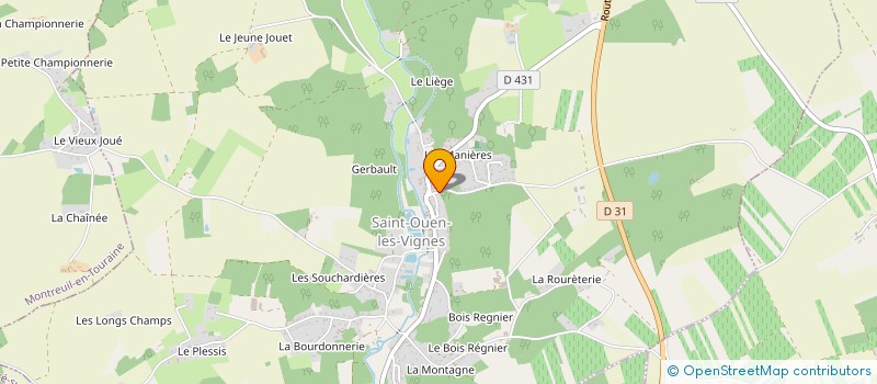 localisation de l'entreprise SCI BIALBERO  SAINT-OUEN-LES-VIGNES