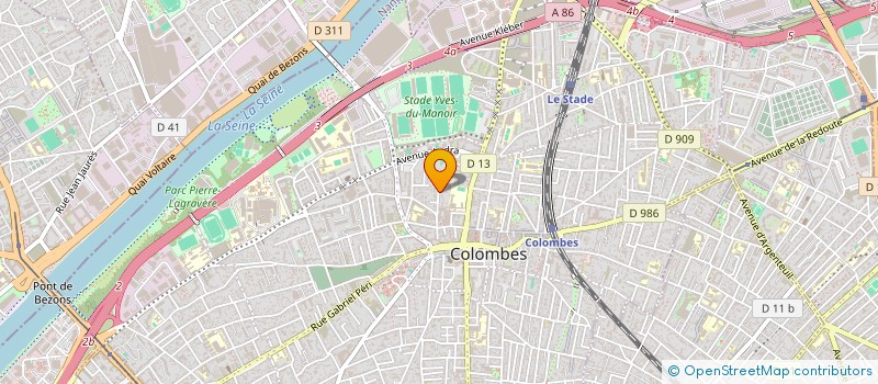 localisation de l'entreprise SCI BIALIK à COLOMBES