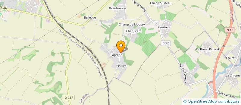 localisation de l'entreprise SCI BIANCA 16 à SAINT-YRIEIX-SUR-CHARENTE