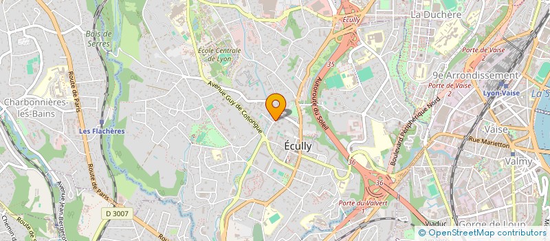 localisation de l'entreprise SCI BIANCA  ECULLY