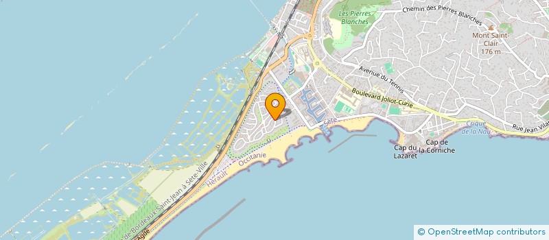 localisation de l'entreprise SCI BIANCATOM  SETE