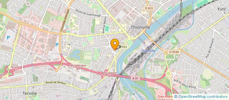 localisation de l'entreprise SCI BIANCHI IMMO  HAYANGE