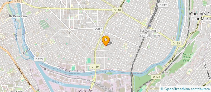 localisation de l'entreprise SCI BIANCHI PIZZANELLI à SAINT-MAUR-DES-FOSSES