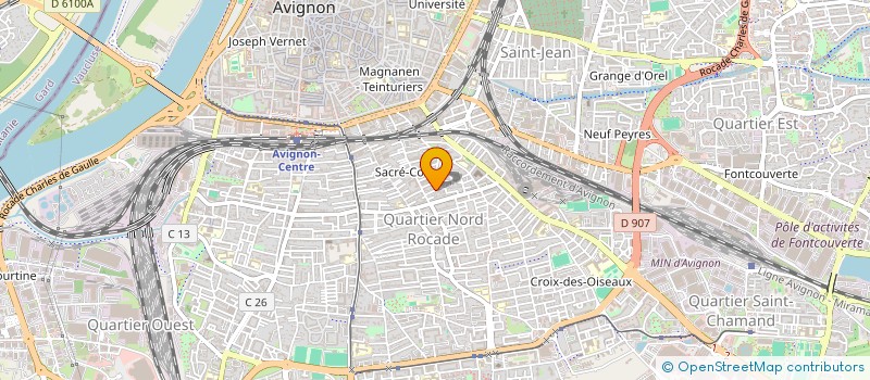 localisation de l'entreprise SCI BIANCONE  AVIGNON