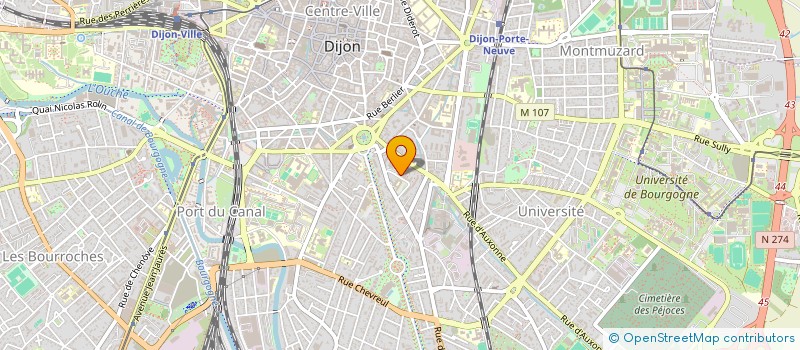 localisation de l'entreprise SCI BIANGHERA ET CO. à DIJON