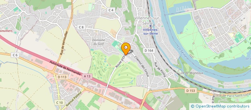 localisation de l'entreprise SCI BIANORGEVAL 3  VILLENNES-SUR-SEINE