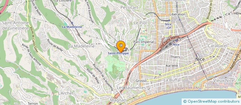 localisation de l'entreprise SCI BIAPAS  NICE