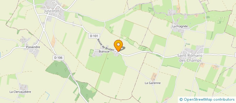 localisation de l'entreprise SCI BIAROUE  JUSCORPS